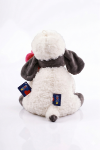 Çiçek Detaylı Peluş Kuzu 