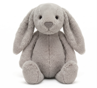 Uzun Kulaklı Gri Peluş Tavşan 