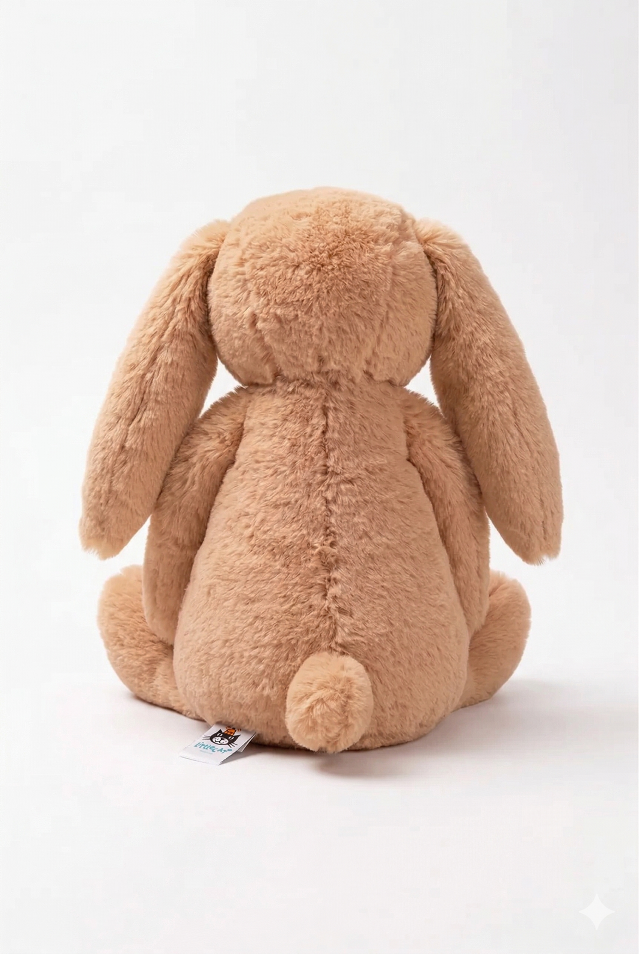 Uzun Kulaklı Kahverengi Peluş Tavşan