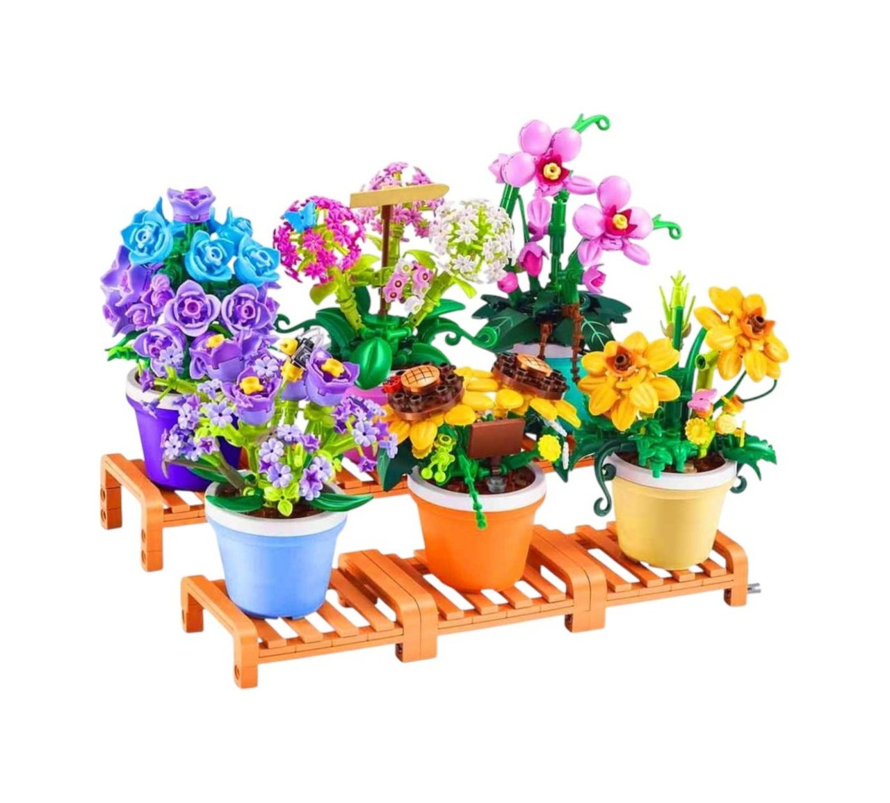  Zuru Max Garden® | Saksılı 6'lı Çiçek Figür Yapma Oyuncak