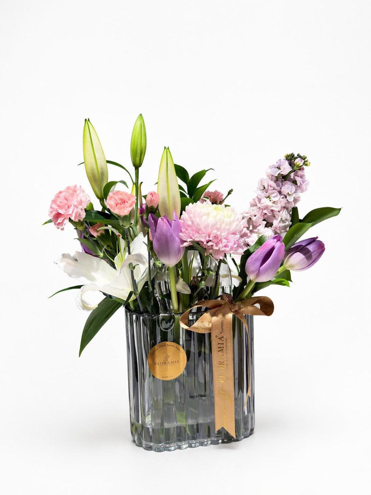 Soft Zarafet Cam Vazolu Aranjman